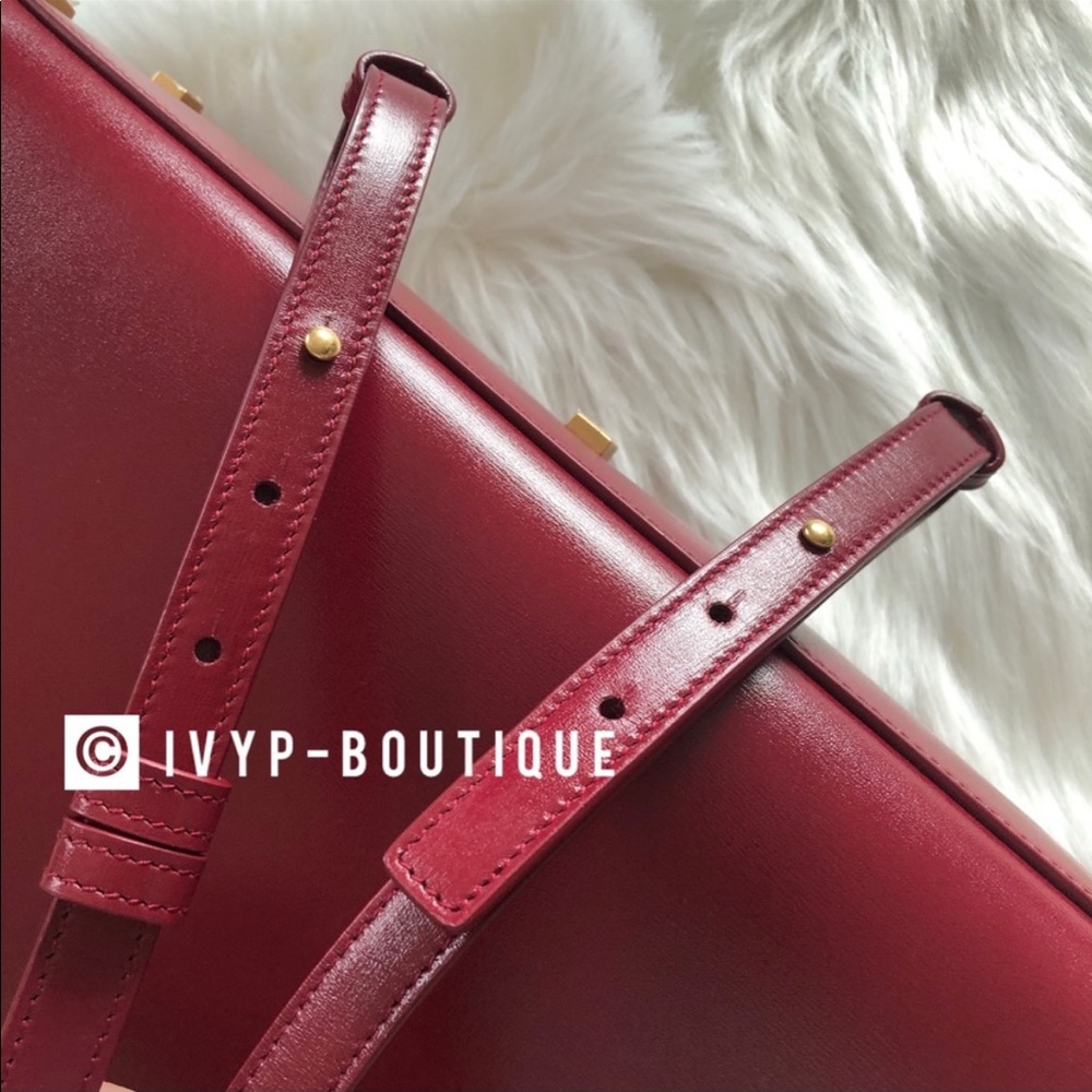 Saint Laurent Manhattan Small Smooth Leather Tote Bag - Picture 9 of 12